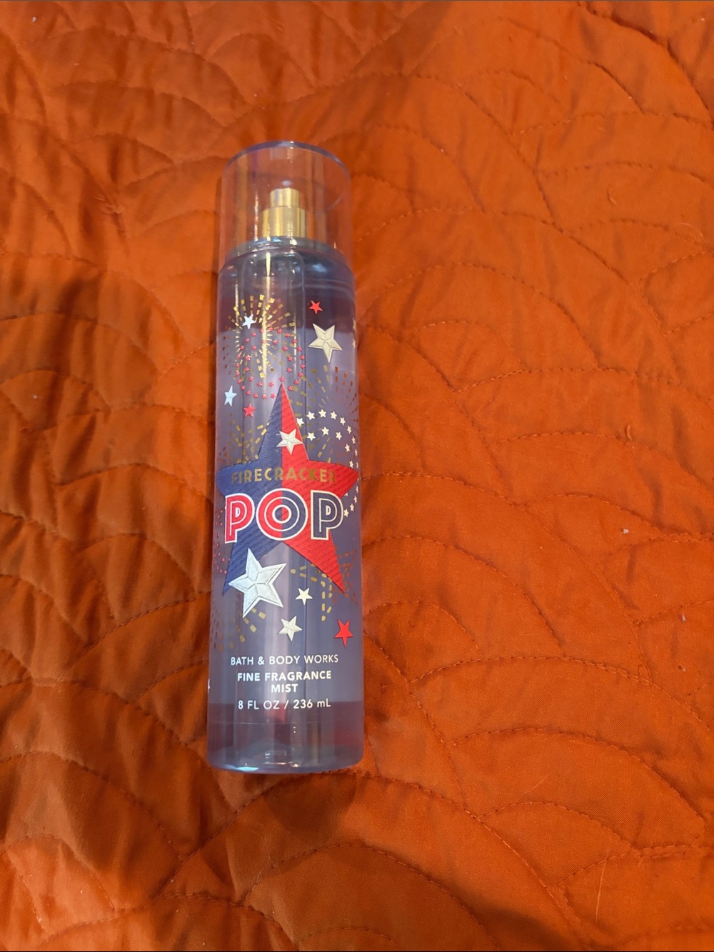 Bath & Body Works Firecracker Pop Fine Fragrance Mist - Blue & Red